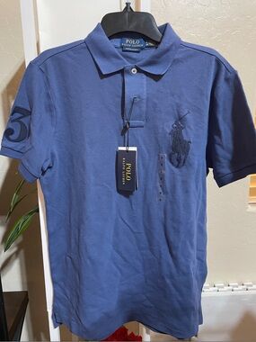 Polo by Ralph Lauren Navy Embroidered Pony Polo